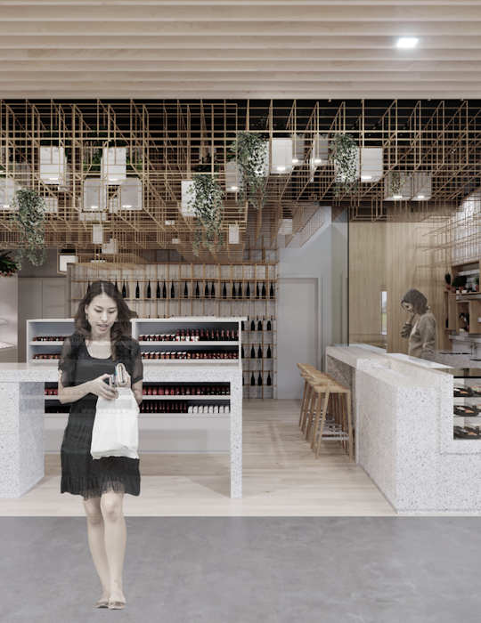 Studio Königshausen has crafted a retail design for Comma Supermarkets, a visionary new chain set to revolutionize the future of Chinese supermarkets. Located in Guangzhou, the store seamlessly blends technology and physical space to optimize efficiency, ultimately saving customers valuable time during their grocery shopping. 